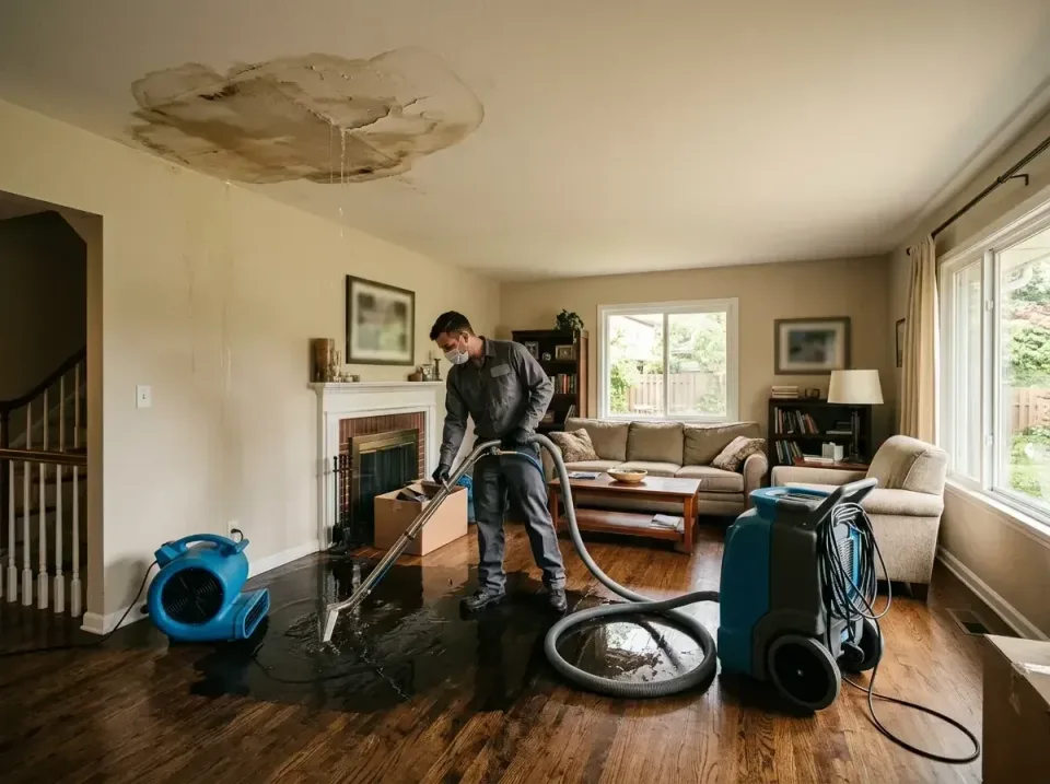 attic-pipe-burst-ceiling-drip-008 — frequently asked questions, Water Damage Restoration & Carpet Care in Maeser, UT